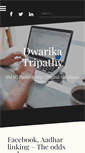 Mobile Screenshot of dwarikatripathy.com