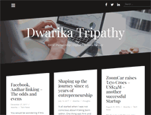 Tablet Screenshot of dwarikatripathy.com